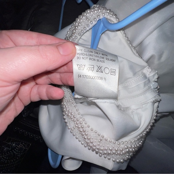 David’s Bridal Girls Dress First Communion Wedding Flower Girl Size 5 White - Picture 5 of 5